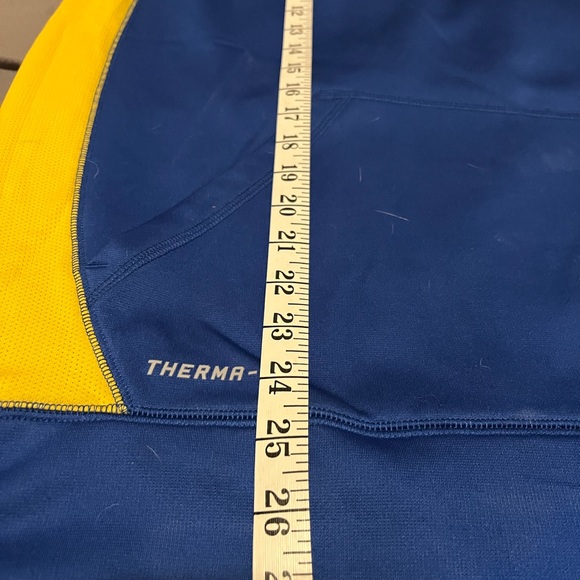 Nike Hoodie Sweater Men's Extra Large Blue & YellowPullover Sweater - Picture 4 of 6